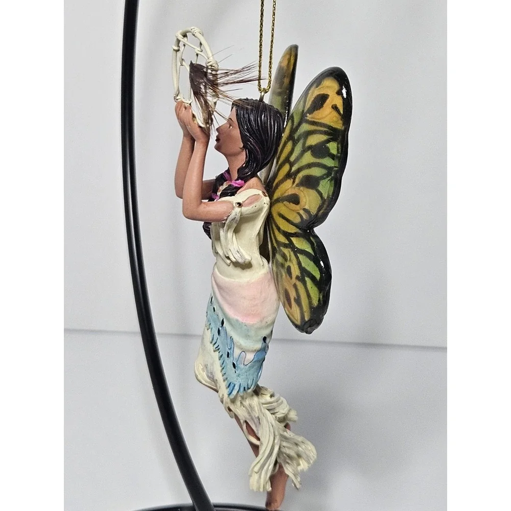 Vtg Ashton Drake Dream Catchers Vigil Spirit of the Butterfly Dance Ornament '03